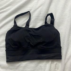 lululemon black sports bra size 4
